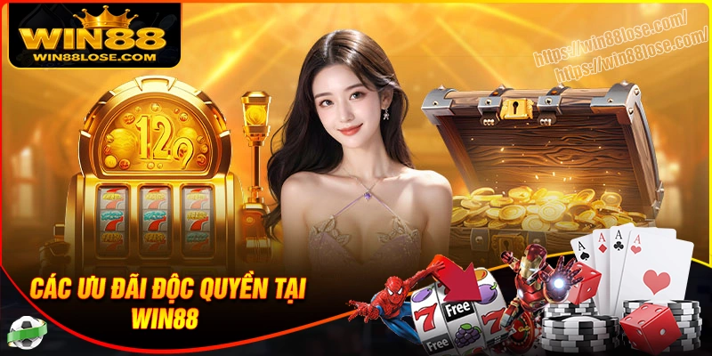 Các chương trình khuyến mãi độc quyền tại Win88