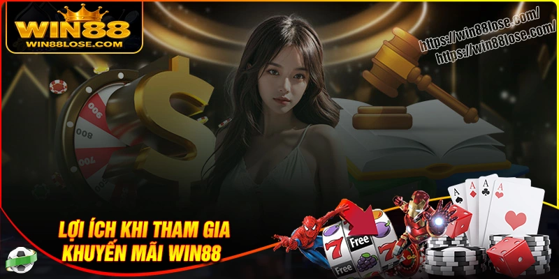 Lợi ích thiết thực từ việc tham gia khuyến mãi Win88