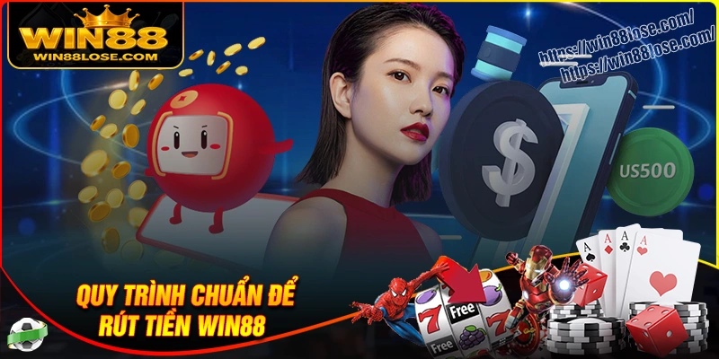 Quy trình rút tiền Win88 nhanh gọn chỉ với 5 bước
