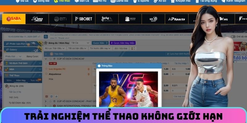 Trải nghiệm thể thao không giới hạn